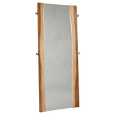 Best Furniture Outlet - Coaster - Winslow 31 x 76 Inch Standing Floor Mirror Smokey Walnut - 223256